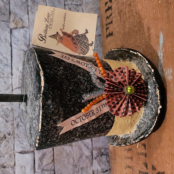 Bethany Lowe Designs Halloween Hat & Tree October 31TH All Hallow's Eve - Picture 2 of 9